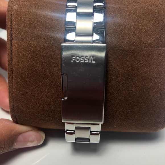 Fossil Silver and Pink Watch - Picture 3 of 5